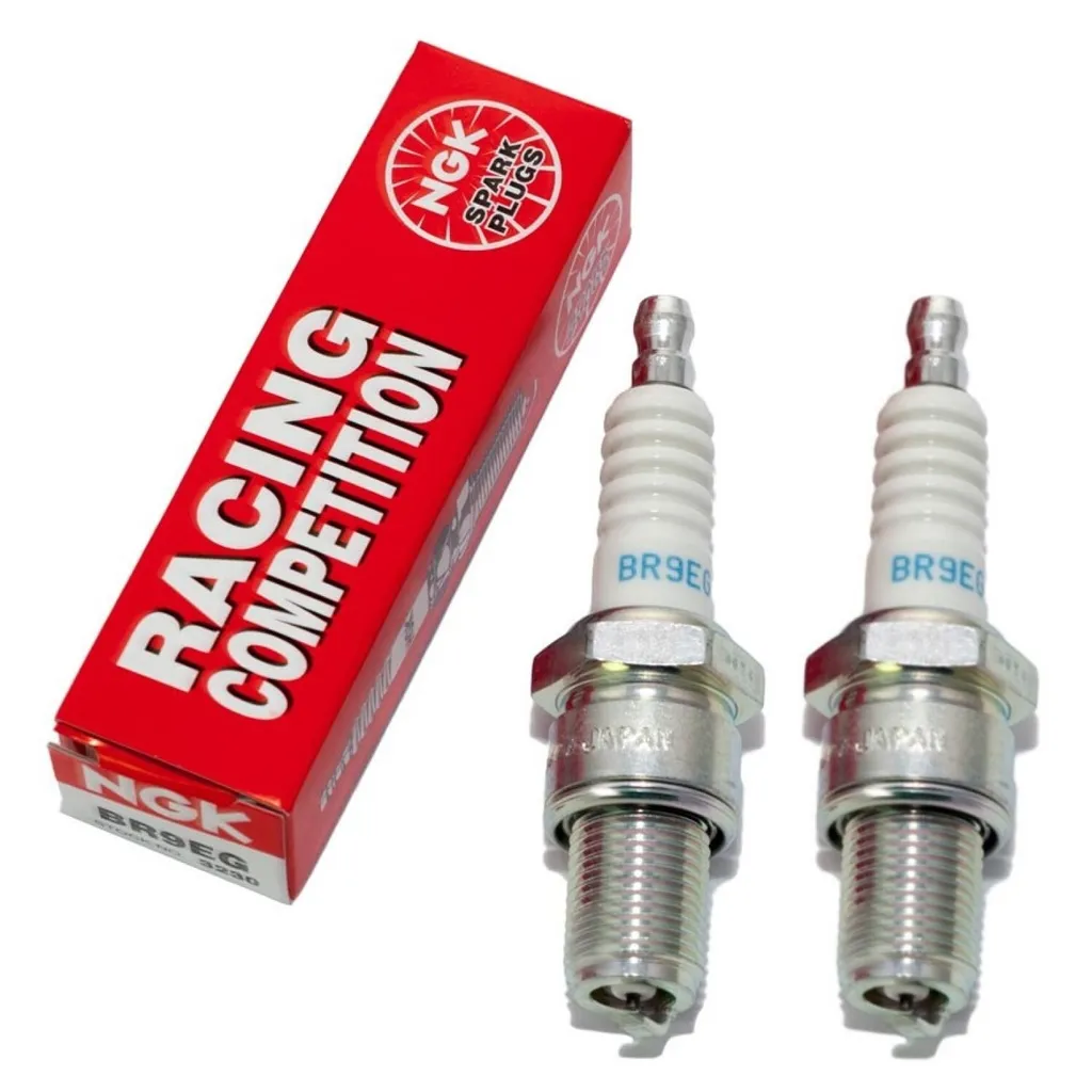 2x Candele Moto NGK BR9EG Racing | Kit Accensione per Cross e Kart