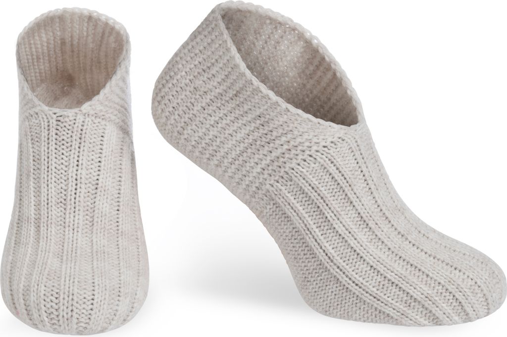 Knit Factory Miles Socken - Beige - 36-40