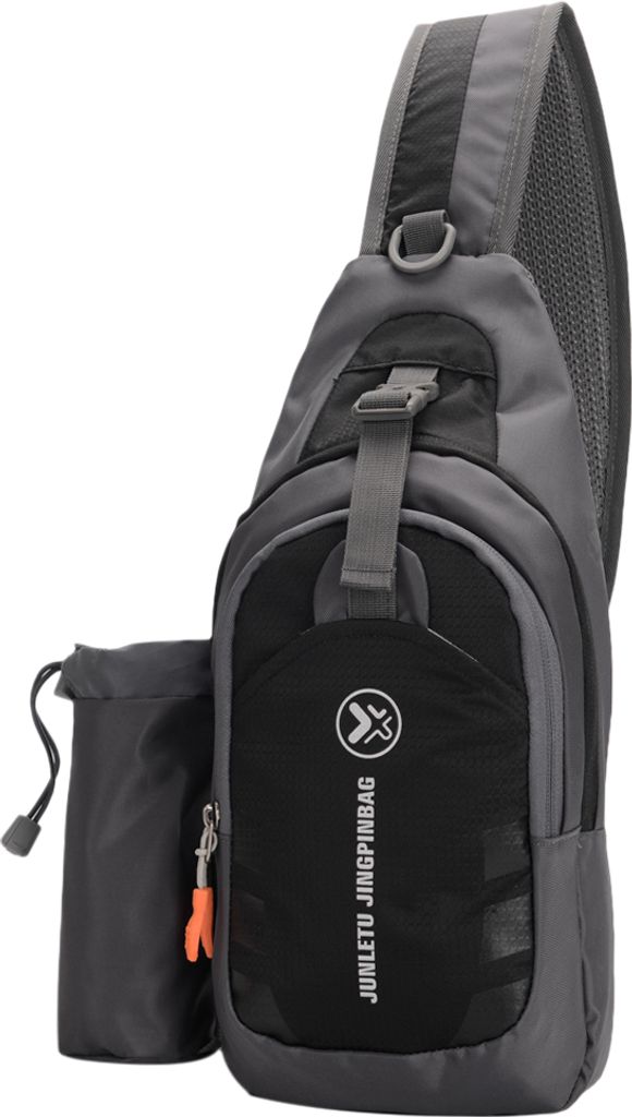 Schultertasche Brusttasche Herrentaschen Chest Bag Schultertasche mit Wasserflasche Outdoor Sling Crossbody Bag Schulter Rucksack Wasserresistent T...