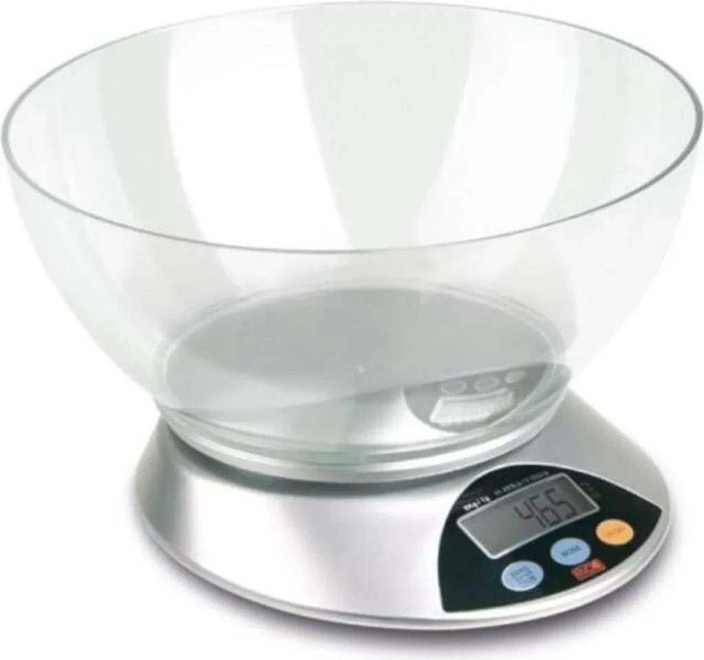 Balance de cuisine Eva 5kg - Écran LCD et fonction Tare automatique