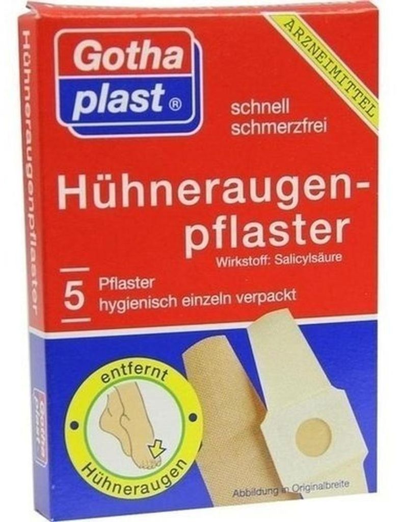 GOTHAPLAST Cornmed Hühneraugenpflaster 2x6 cm 5St PZN Produktbild 