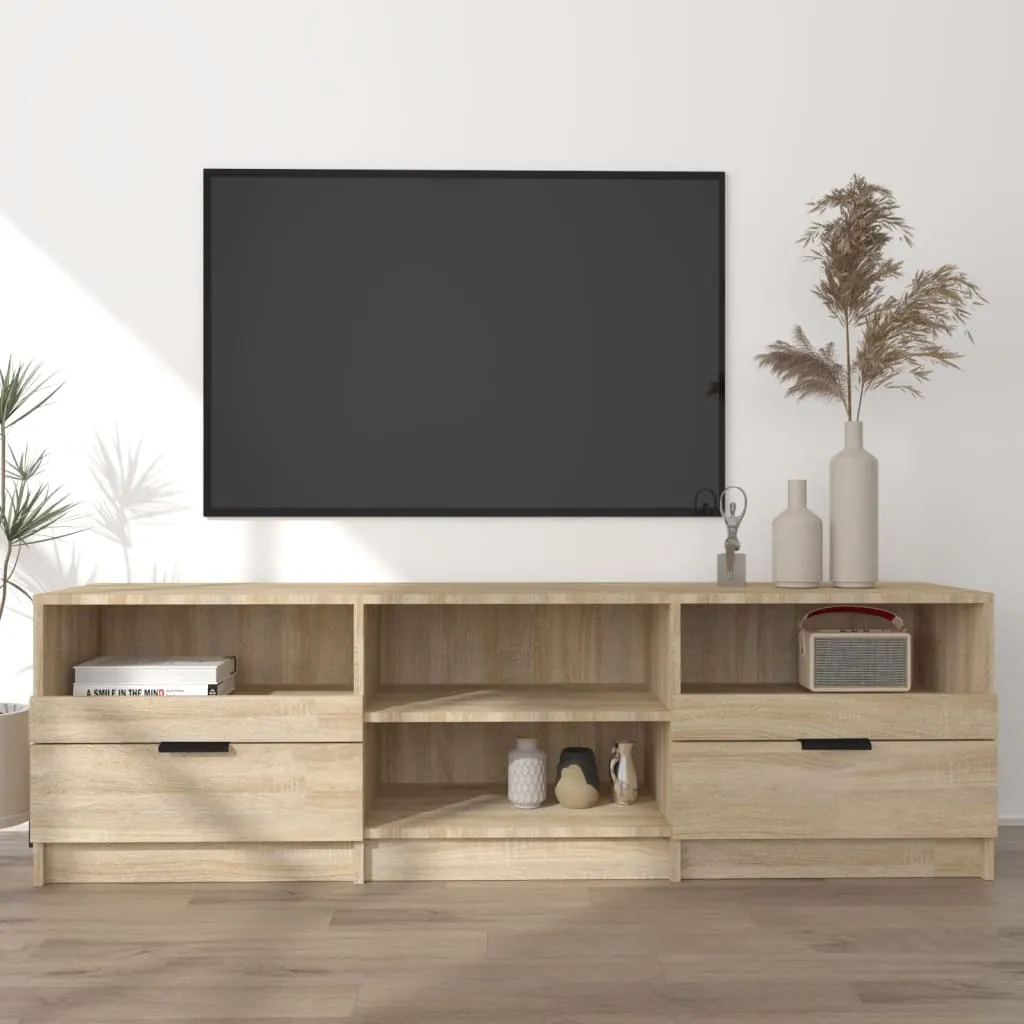 Mobile TV Rovere Sonoma 150cm The Living Store - Arredo Legno Moderno