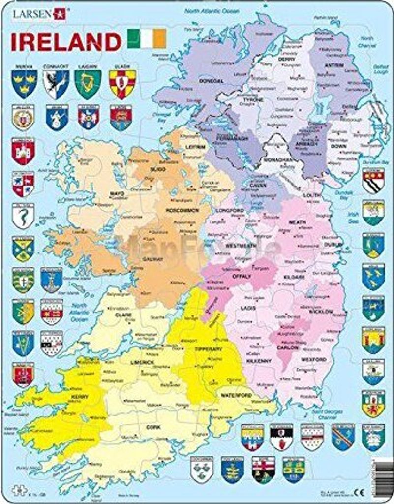Larsen Irland Jigsaw Puzzle (48 Stück) Produktbild 