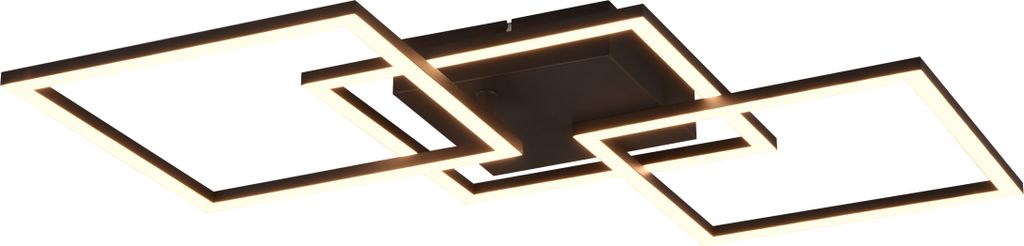 Reality Leuchten LED TRAIL plafoniera nera Plafoniera Immagine del prodotto 