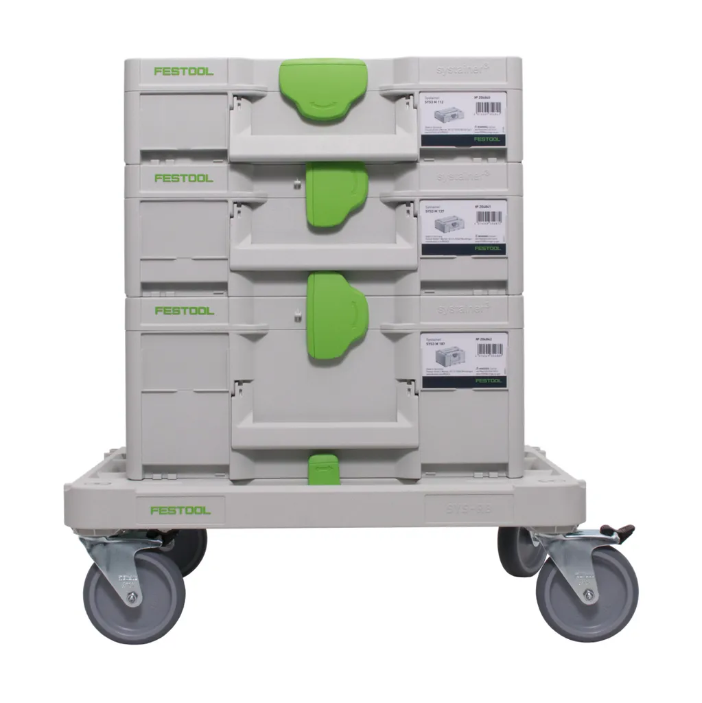 Plateau Roulant Rollerboy et Kit de Rangement Systainer M Festool SYS3 - 3