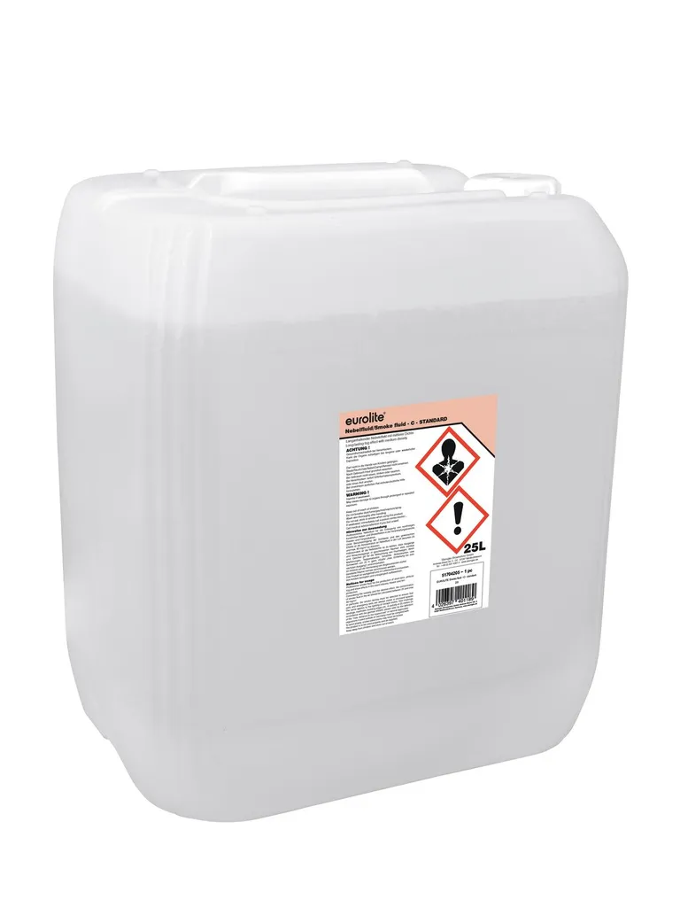 Liquide fumigène Standard 25l pour machines à fumée professionnelles