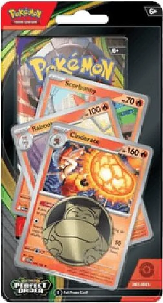 Blister Pokémon Premium Checklane Cinderace avec Booster Inclus
