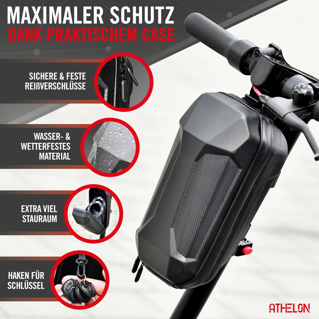 ATHELON® E Scooter Schloss [extra sicher] - Langes & Produktbild 
