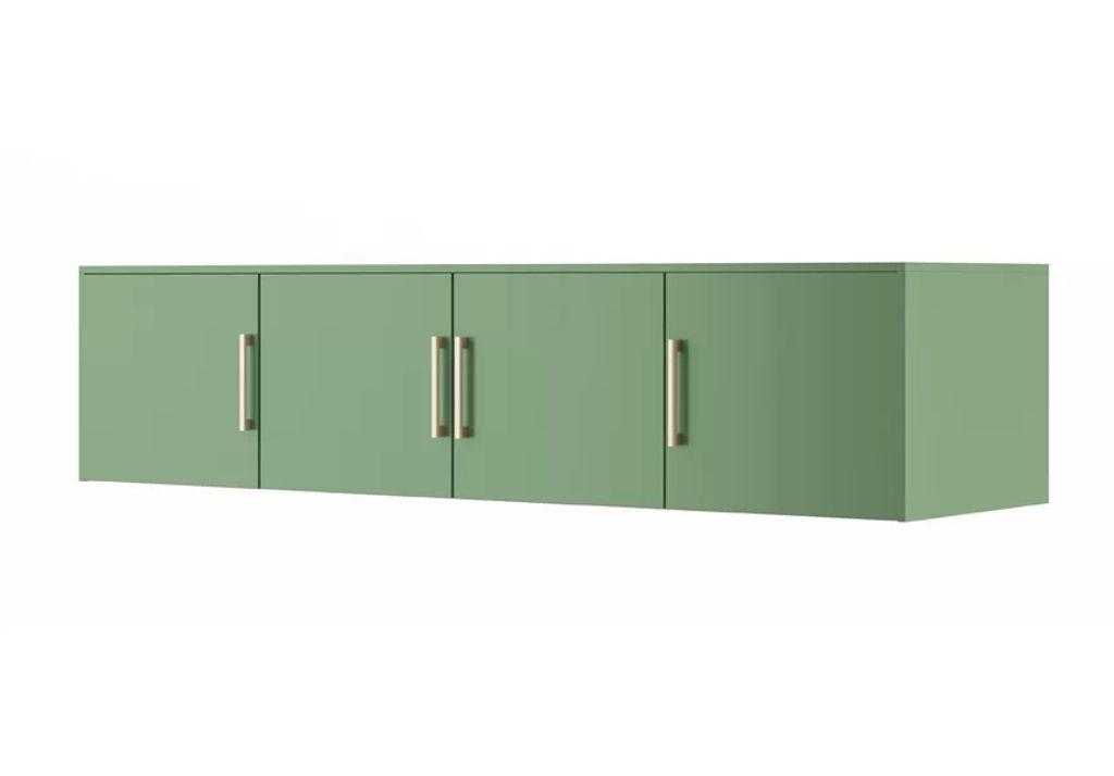 Viertüriger Kleiderschrankanbau 196 AGNESA - grün