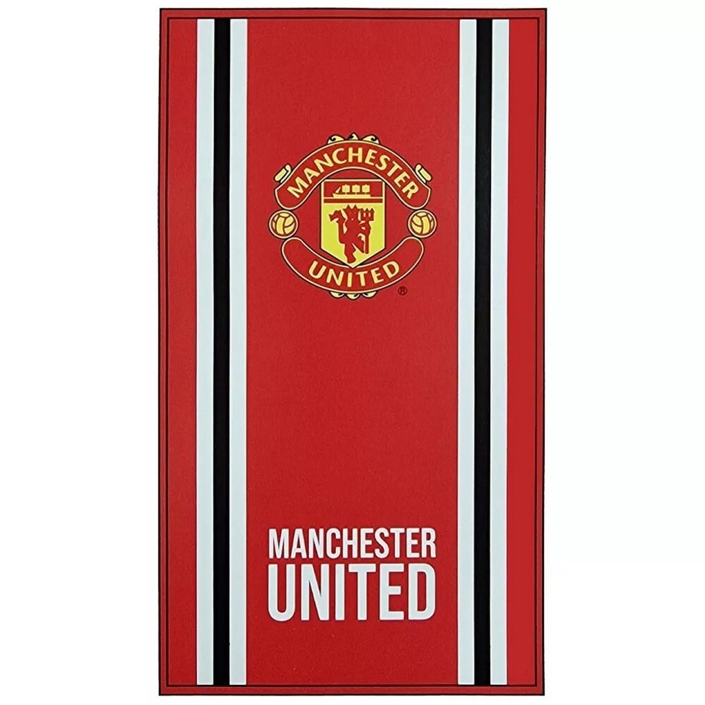 Manchester United FC - Serviette "Core", rayée BS4486 Image du produit 