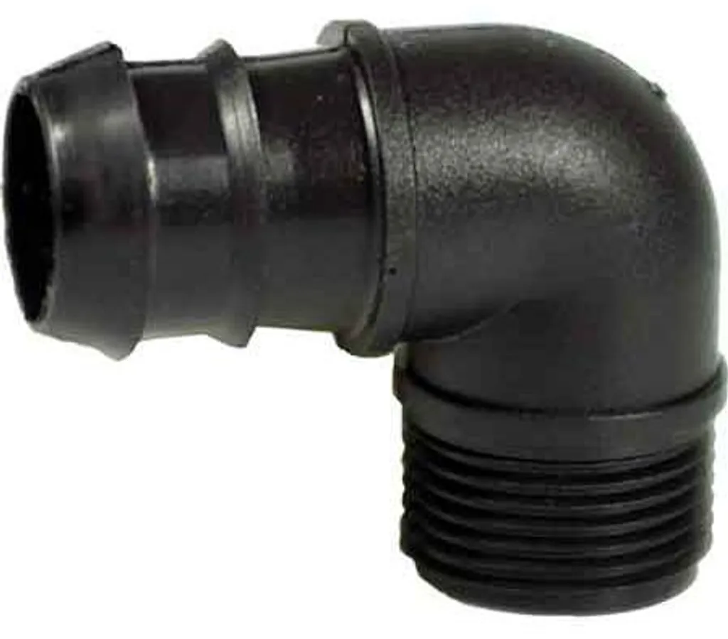 Coude mâle Ø 16 mm x 1/2" pour montage de circuit arrosage potager