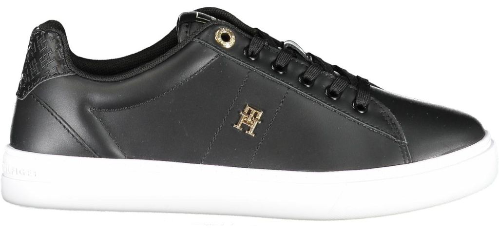 Moderner Damen-Sportschuh in Schwarz mit Kontrastdetails Produktbild 