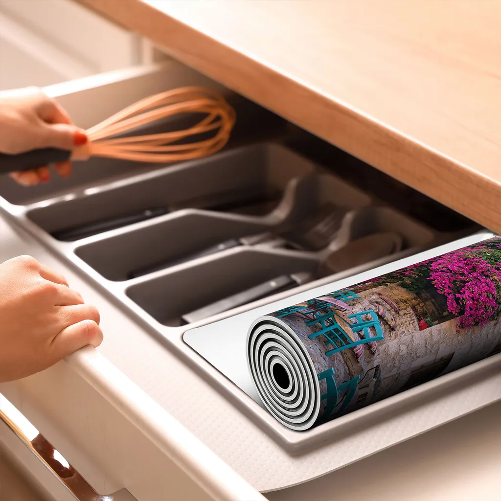 Tappetino Induzione 90x52 DarHaus: Protezione Roll-up Design Urban City - 4