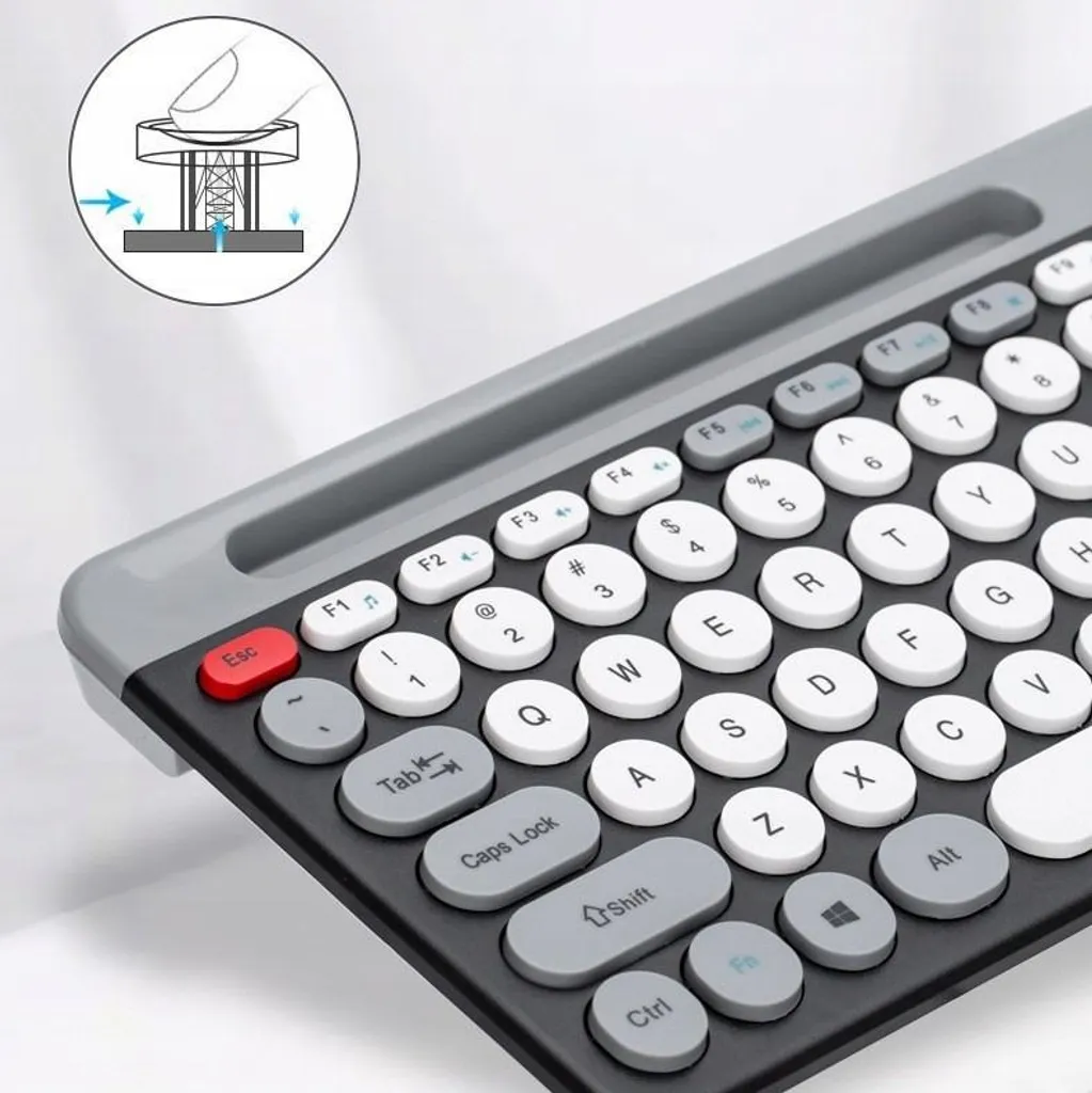 Ensemble clavier souris sans fil rechargeable Bluetooth pour bureau - 3