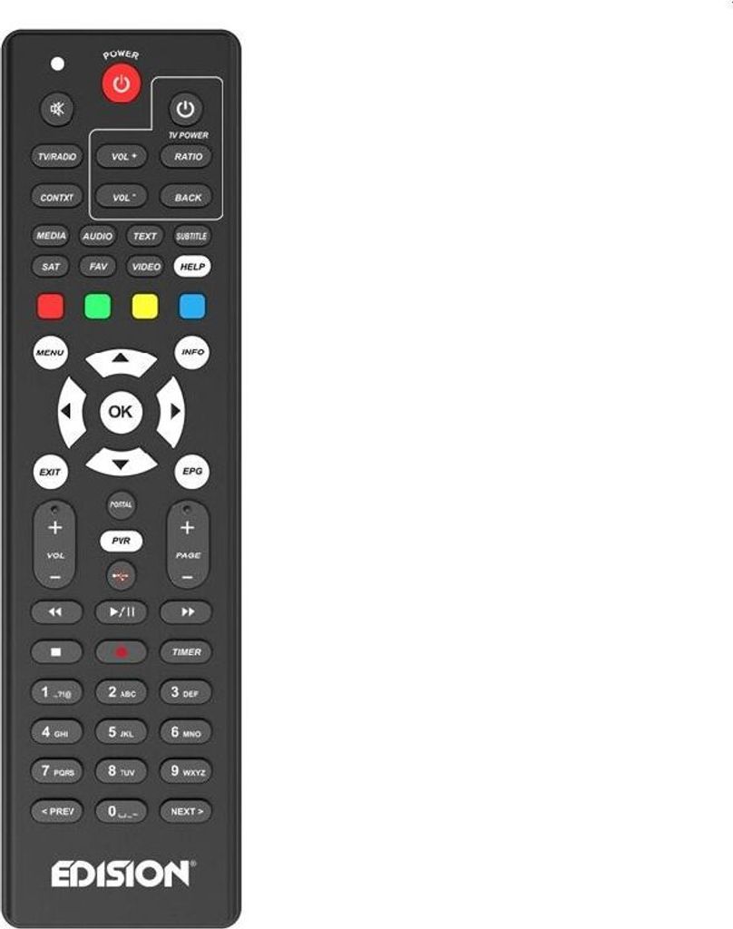 Edision Fernbedienung EDI-RCU 3 Learn OS Produktbild 