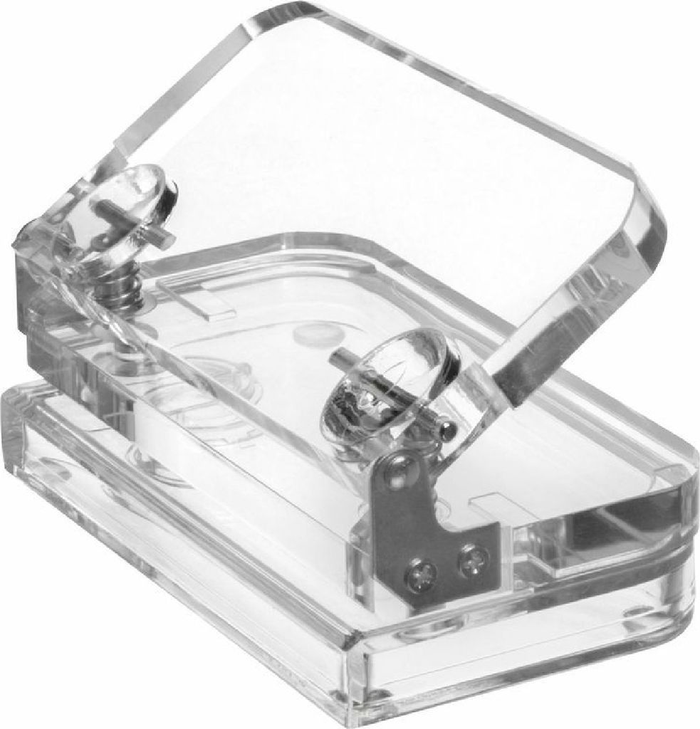 Locher Acryl glasklar Packung mit 12 Stück