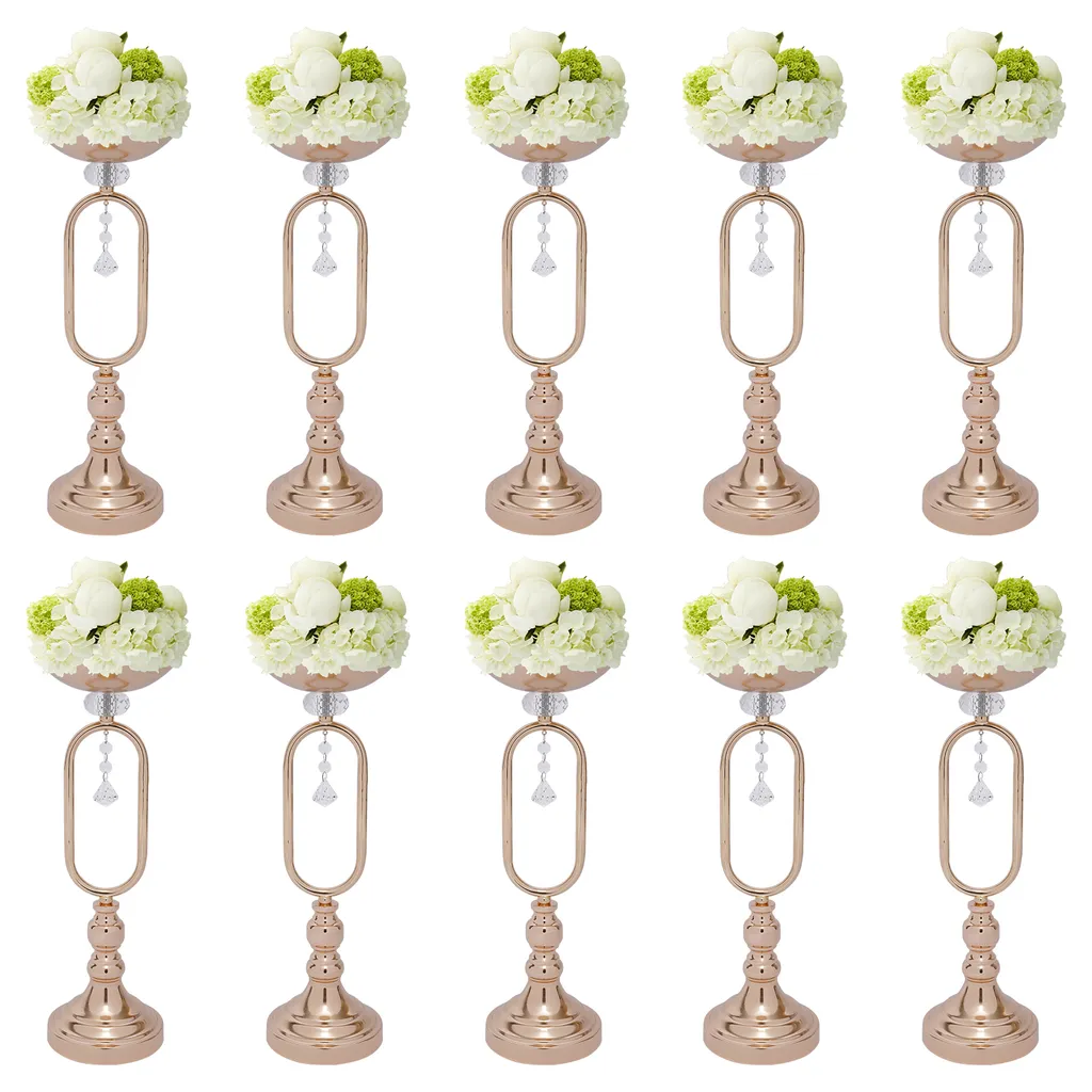 Lot de 10 bougeoirs centre de table stables pour décoration de mariage