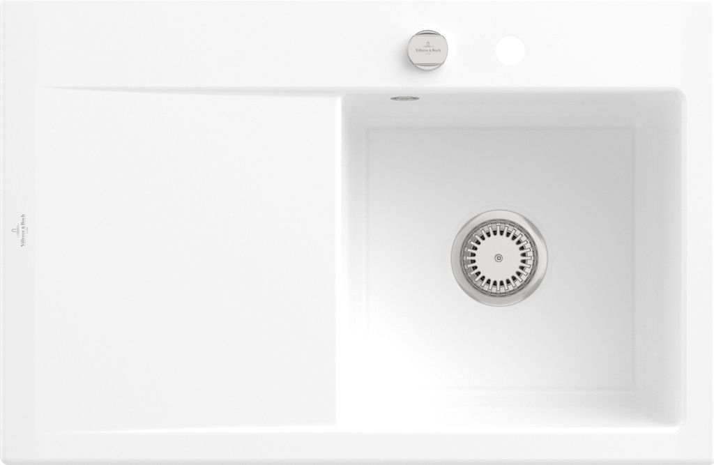 Villeroy & Boch Keramikspüle 334702KG, Subway Style 45 Einbauspüle inkl.