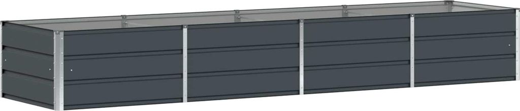 vidaXL Pflanzkübel Anthrazit 320 x 80 x 45 cm Stahl