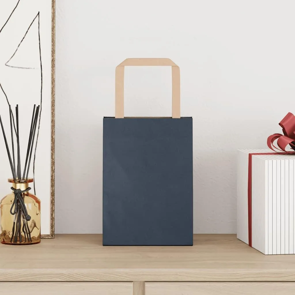 Stock 250 Shopper Carta Blu 15x8x21 cm vidaXL - Prezzo Ingrosso