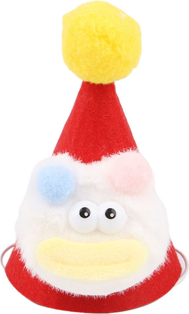 Haustierhut im Cartoon-Stil mit verstellbarem Band, bezaubernde Form, atmungsaktiv, ultraleicht, Kopfbedeckung für Hunde und Katzen, Fotografie-Re...