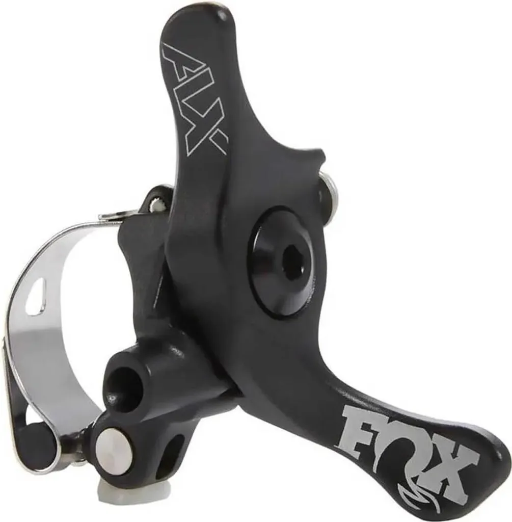 Commande Fox Transfer Drop Bar Dual Pull Remote 2022 avec Ergonomie Noire