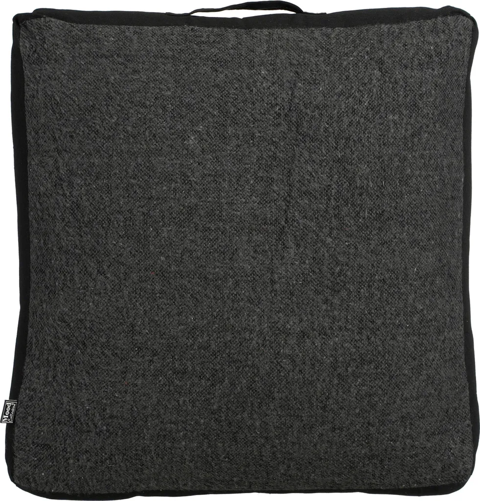 In The Mood Collection Chrissy Coussin d'assise Anthracite 57x57x10 cm