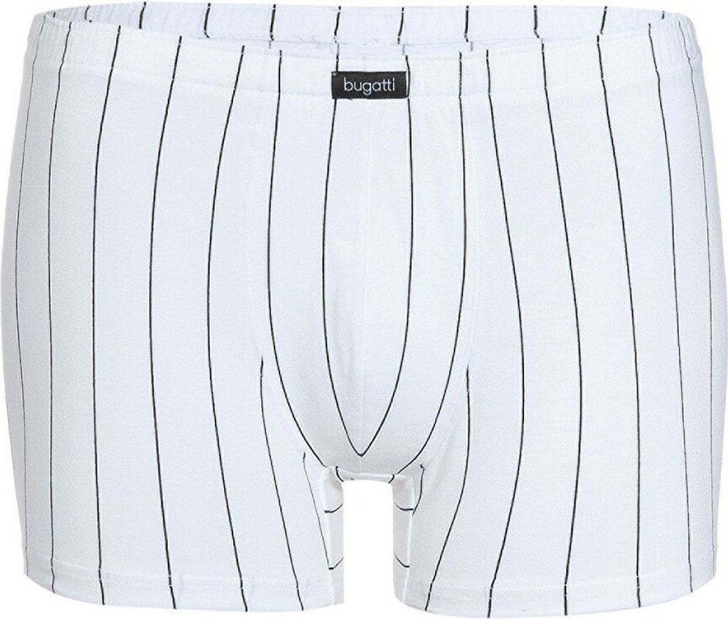 Bugatti Herren-Boxershorts mit hohem Baumwollanteil, Farbe:Weiss, Grösse:7/XL