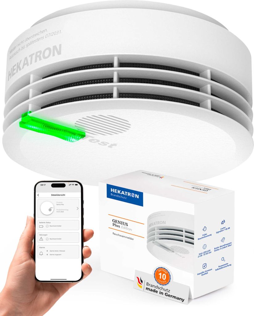 Hekatron Genius PLUS Edition 2021 biely, jedno balenie Obrázok produktu 
