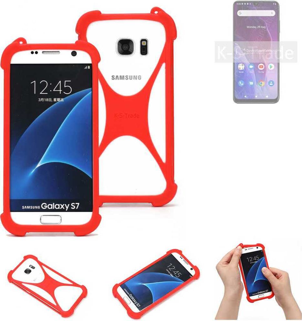 K-S-Trade Handy-Hülle kompatibel mit Cubot P60 Schutz-Hülle Bumper Silikon Schutz Hülle Cover Case Silikoncase Silikonbumper TPU Softcase