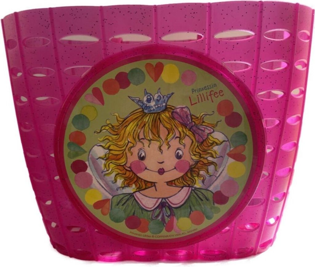 Bike fashion kindermand kids basket princess lilifee plastic
