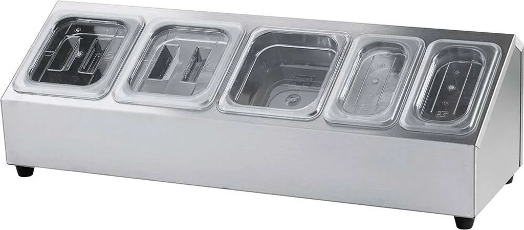 Supporto Contenitori GN Acciaio Inox - Organizzatore per Guarnizioni
