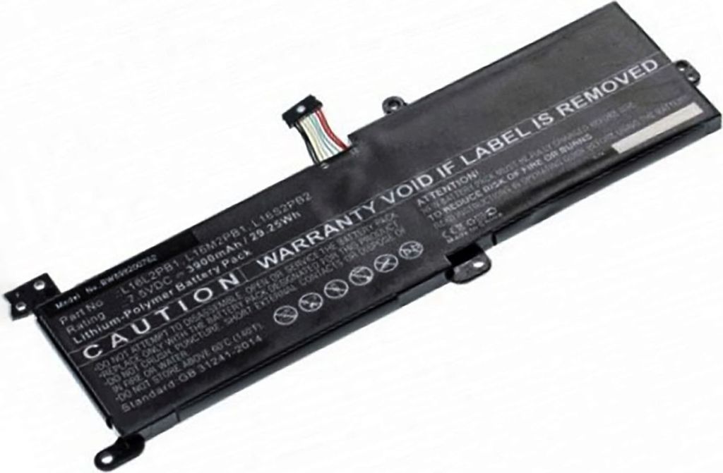 Akku für Lenovo 5B10Q41213 Li-Pol 7,5 Volt 3900 mAh schwarz.