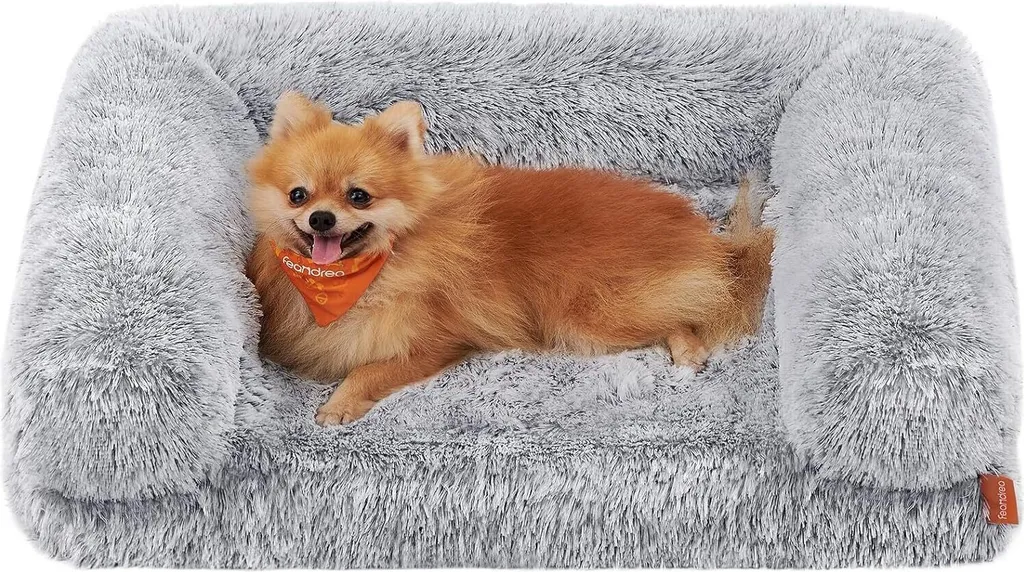 Lit pour Petit Chien Confortable et Moelleux pour Sommeil Réparateur