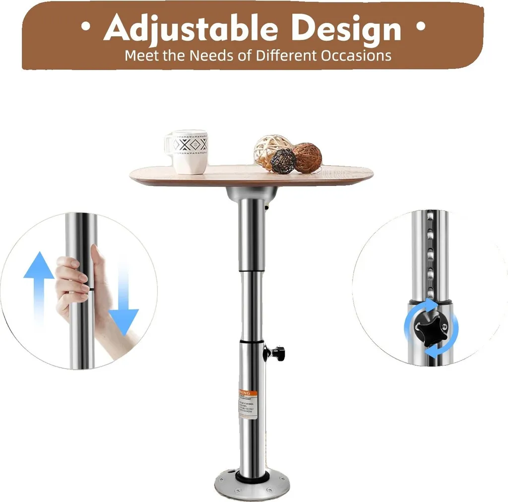 Pied de bureau ajustable en hauteur 72 cm pour plan de travail DIY