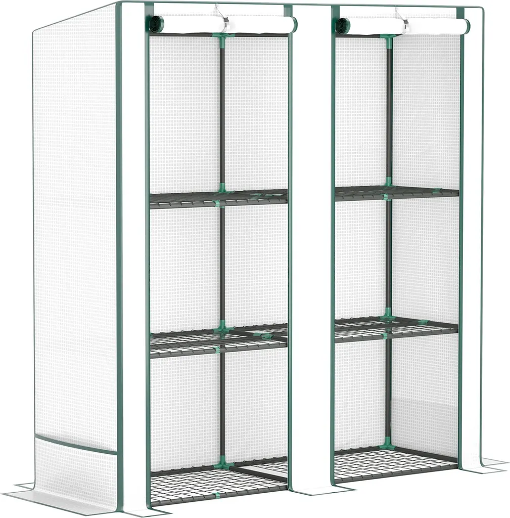Serre de jardin anti-UV 144x48x152 cm contre le gel et les parasites