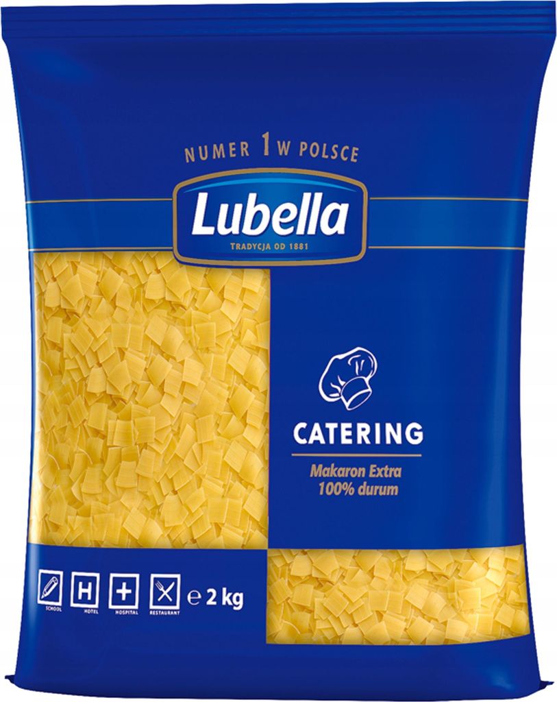 Lubella Catering Makaron łazanki 2 kg Zdjęcie produktu 