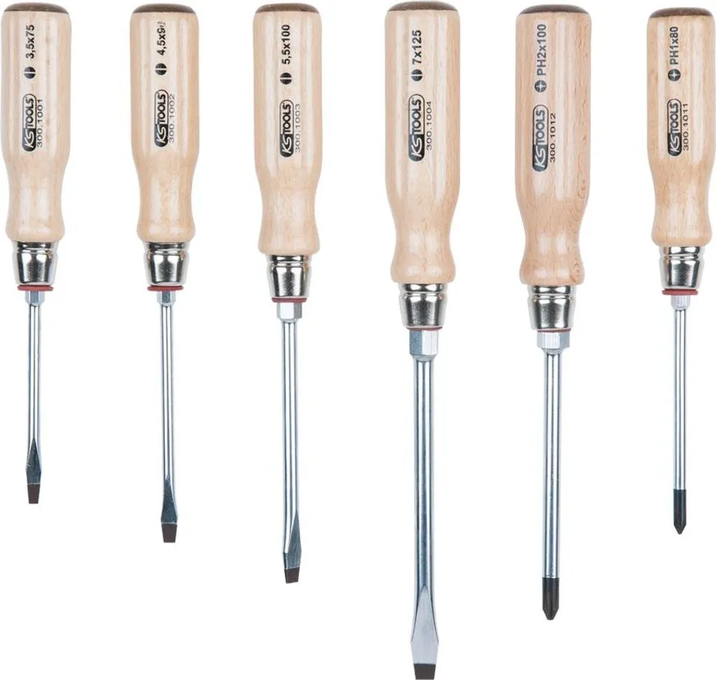 Tournevis manuel KS Tools 300.1100 en acier chrome-vanadium haute qualité