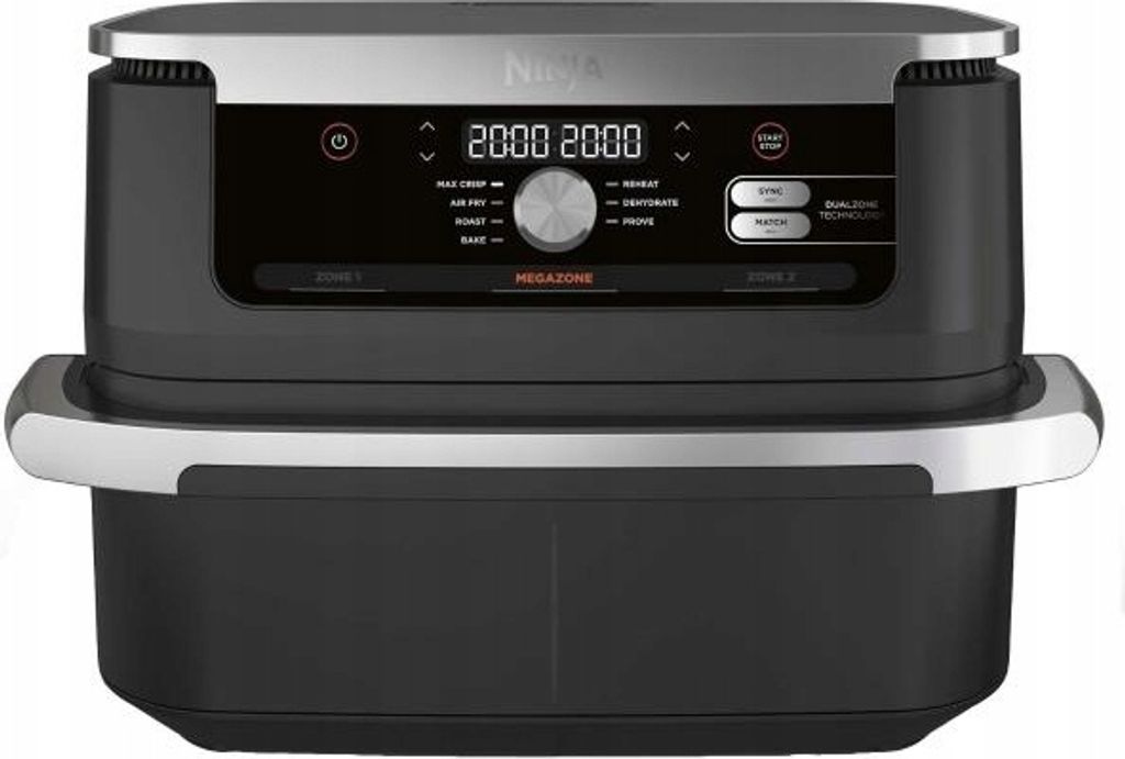 Fettfreie Friteuse Ninja Af500Eu 2470W 10.4L Rutschfeste Füsse