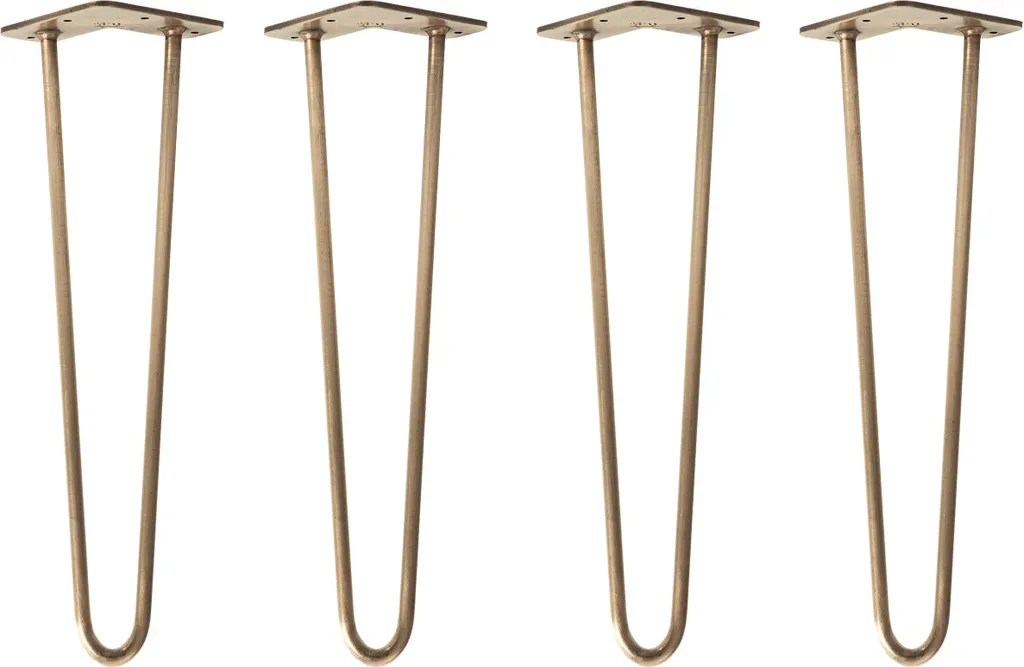 Natural Goods Berlin Gambe Forcina Oro Antico 45cm - Arredo Loft