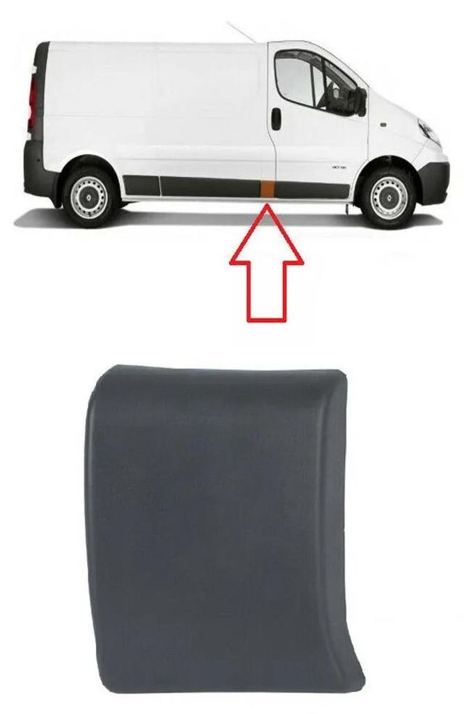 Cache latéral pour la baguette décorative pour Renault Image du produit 