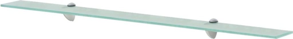The Living Store Schwebendes Regal Glas 100x10 cm 8 mm