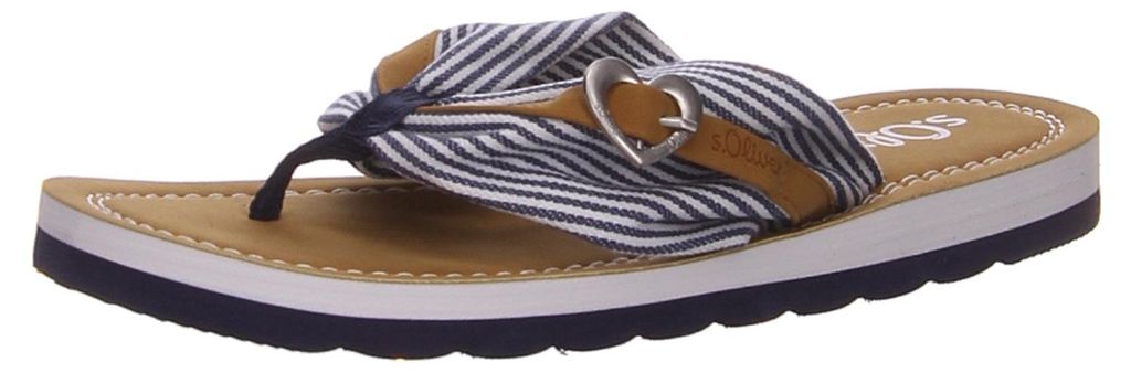 s.Oliver Flip Flop in blau, Gr. 39 Produktbild 