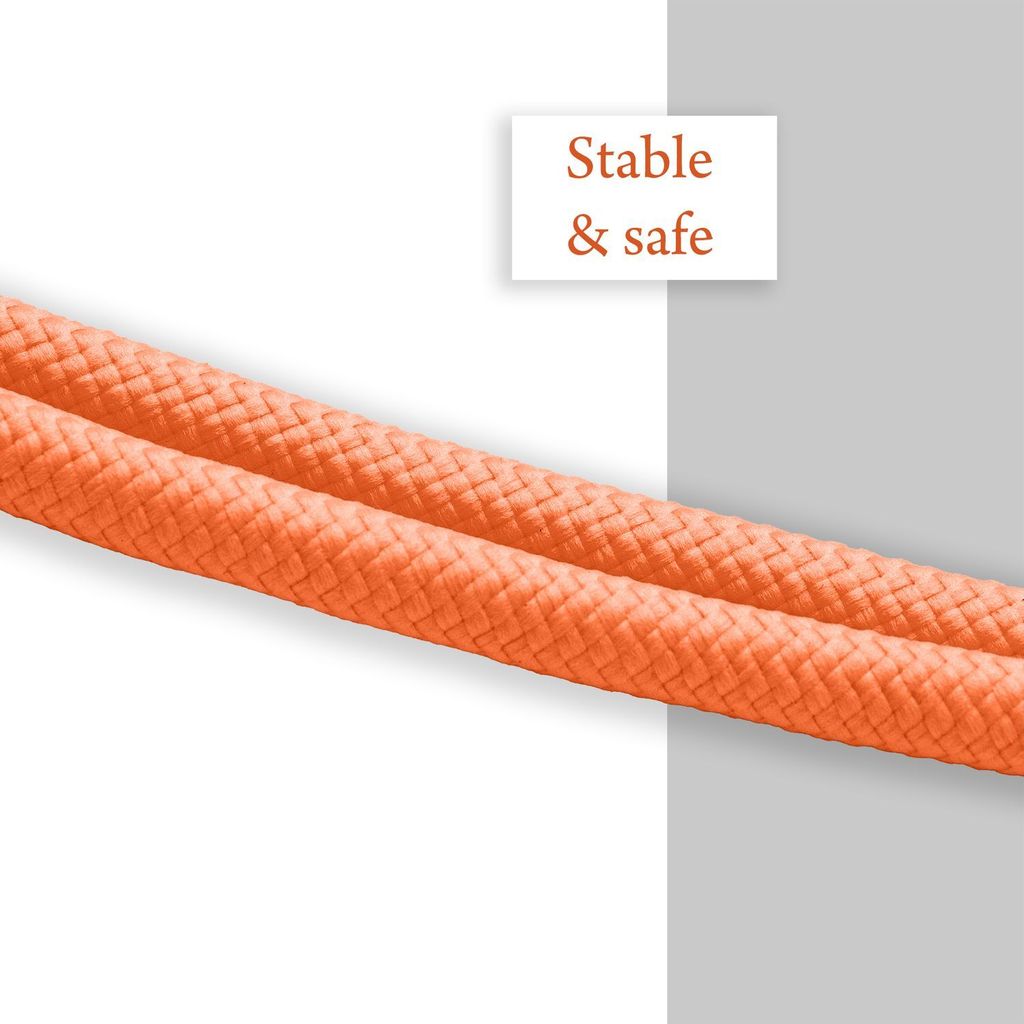 Cadorabo Handykette für Samsung Galaxy Tab 3 (7 Zoll) in ORANGE - Handy Hülle mit Verstellbaren Band Kordel zum Umhängen