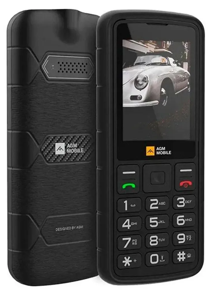 Téléphone portable AGM M9 noir : fini les écrans cassés et la batterie