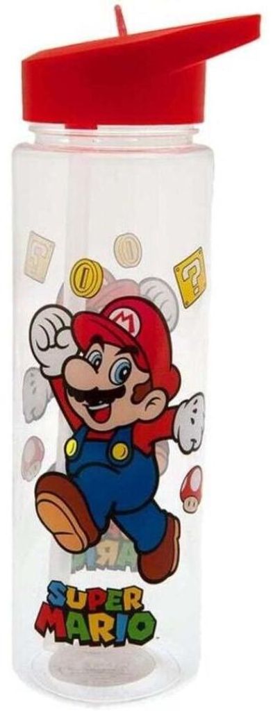 Bottiglia per bevande in plastica Super Mario (Jump) Immagine del prodotto 