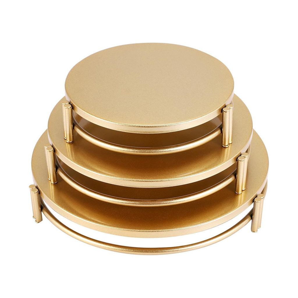 3 Stück Tortenständer, Muffinständer Kuchenständer Cupcake Ständer Kuchenplatte zum Dekorieren für Geburtstag Party, Kaffeetafel, Hochzeit Go...