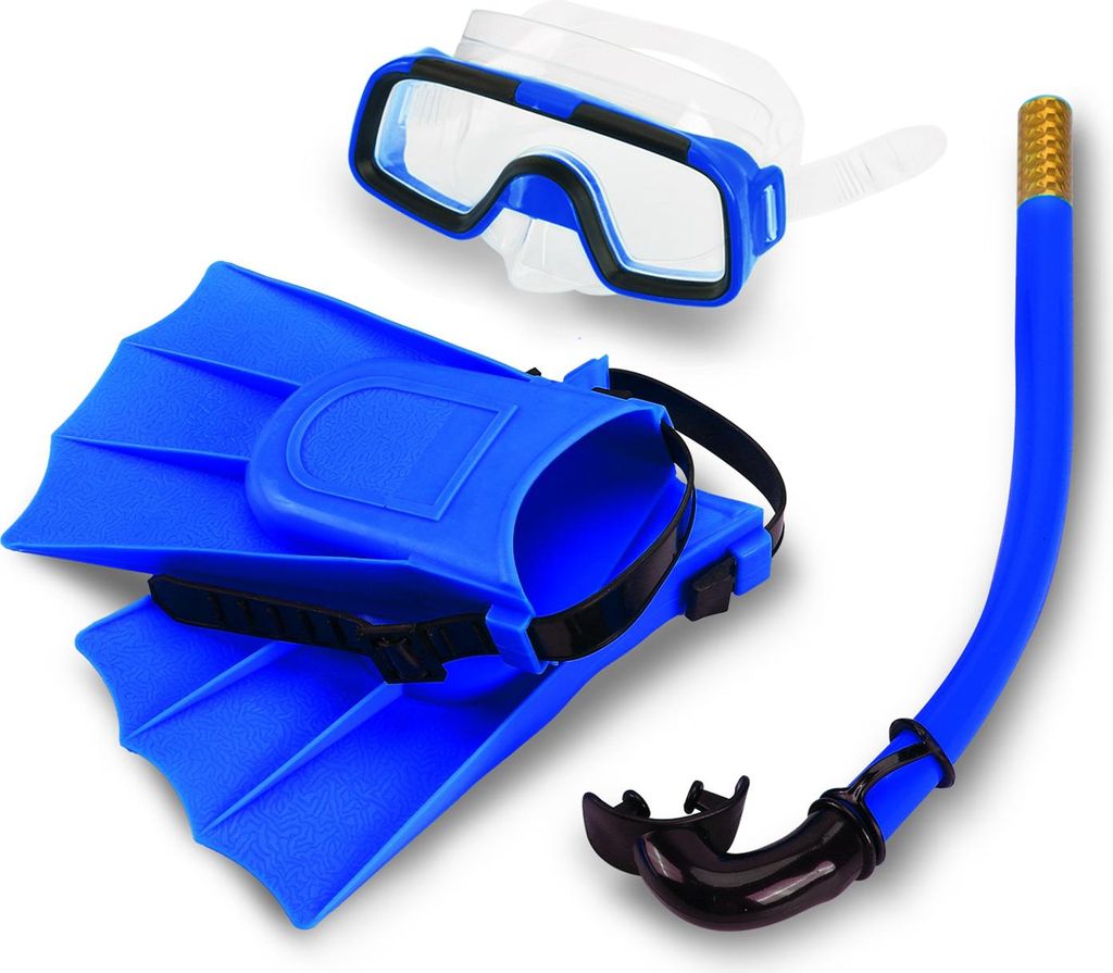 Maske Schnorchel, 3 PCs Schwimmen Diving Flossen Leichte Schnorchel Brille Kinder -Schnorchelset für 3-4 Jahre alte Kinder