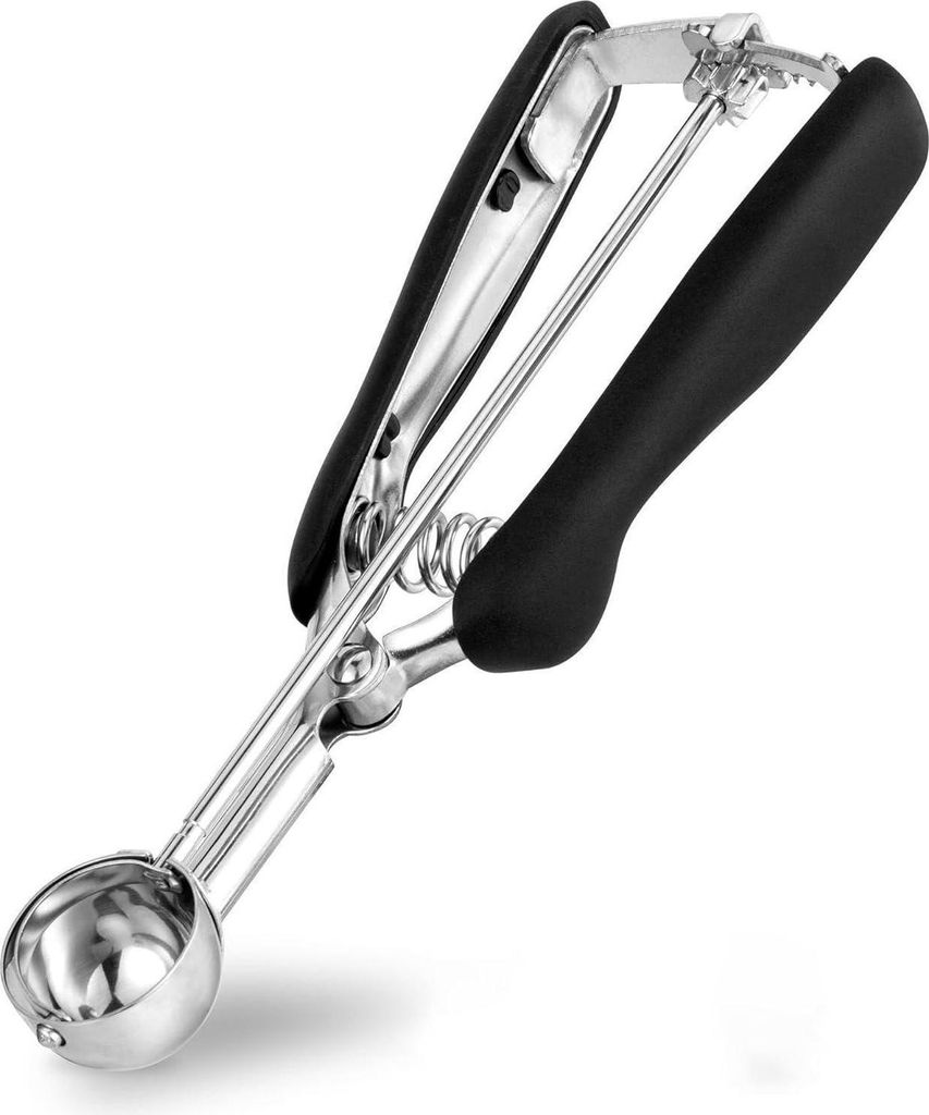 Eisportionierer Edelstahl 3cm mit Auslöser und Griff, für Produktbild 