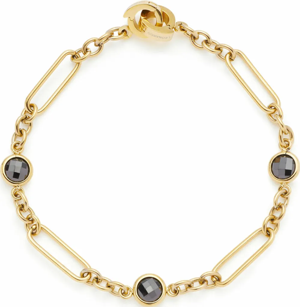 Bracelet Or Élégant pour Soirée Leonardo Jewels Delica Perles de Verre
